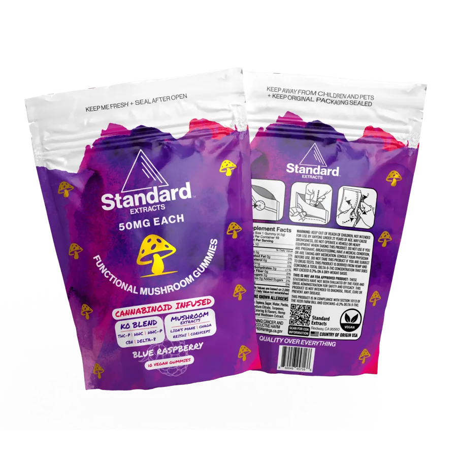 Functional mushroom gummies with KO Blend