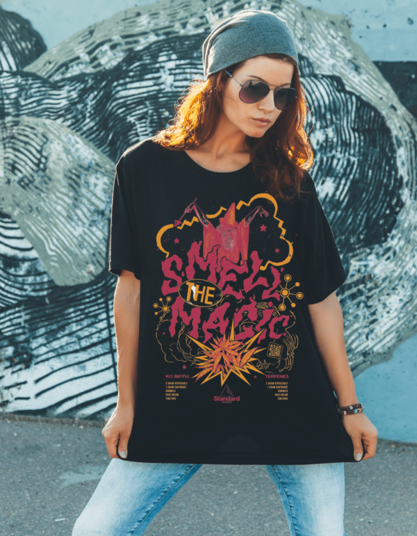 smell the magic t-shirt