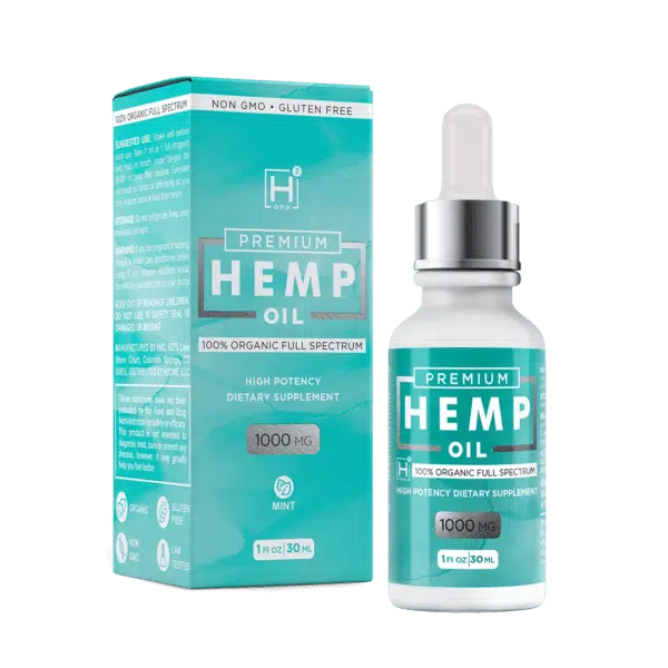 Hemp Health One CBD Mint Tincture