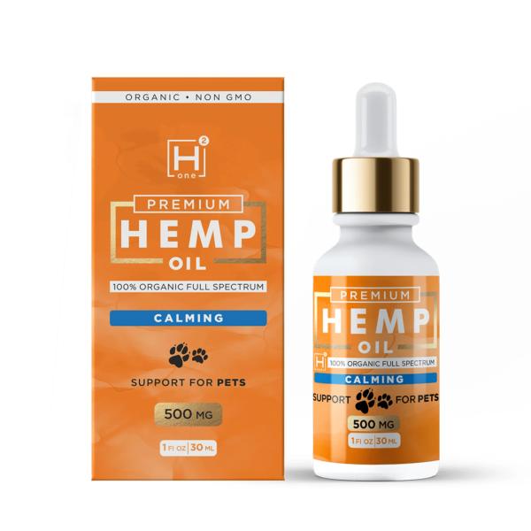 Hemp Health One CBD Calming Pet Tincture with 500mg