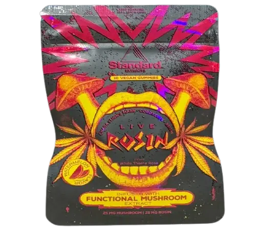 THCA Watermelon Live Rosin Gummies - 10 Gummies Per Pack