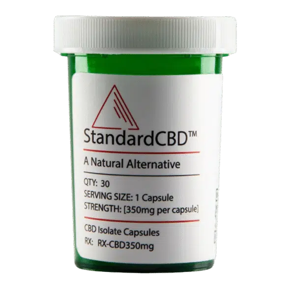 Ultra-Potent 350mg CBD Capsules - 10,500mg Total CBD