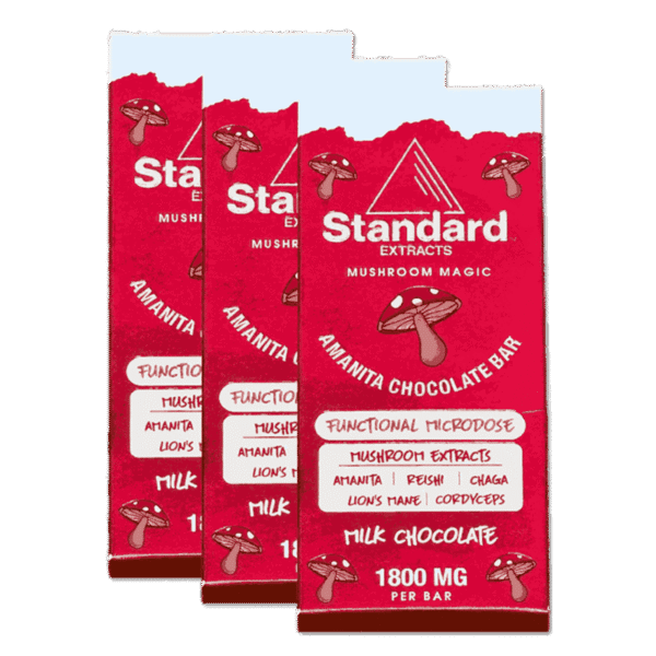 Amanita Muscaria Chocolate Bar - Pack 3