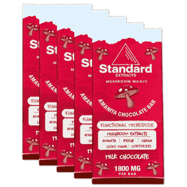 Amanita Muscaria Chocolate Bar - Pack 5