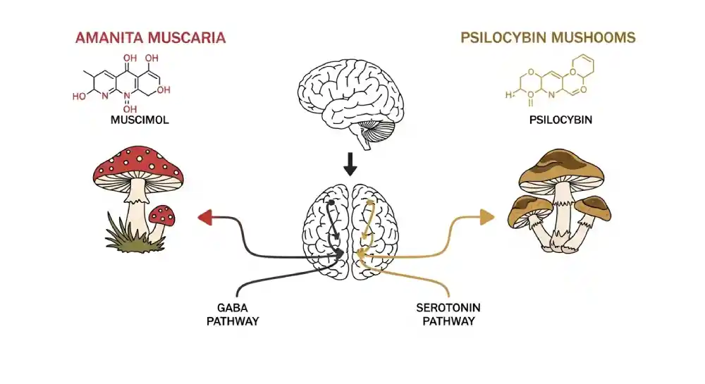 Amanita Muscaria vs Psilocybin