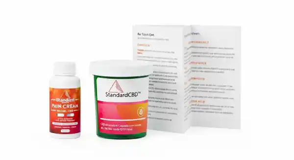 StandardCBD Pain Cream and 13,000 mg CBD Capsuels