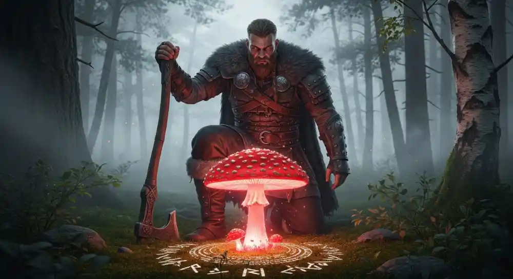 Viking berserker mushroom