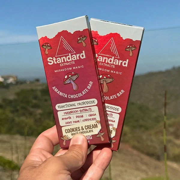 Mushroom Chocolate Bar – Cookies & Cream (White Chocolate) - Image 6